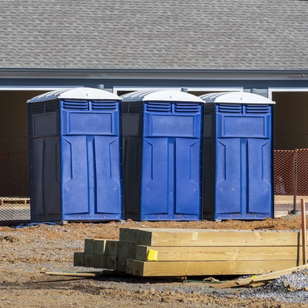 is there a specific order in which to place multiple portable toilets in Compton